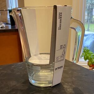 IKEA Clear Glass Pitcher
